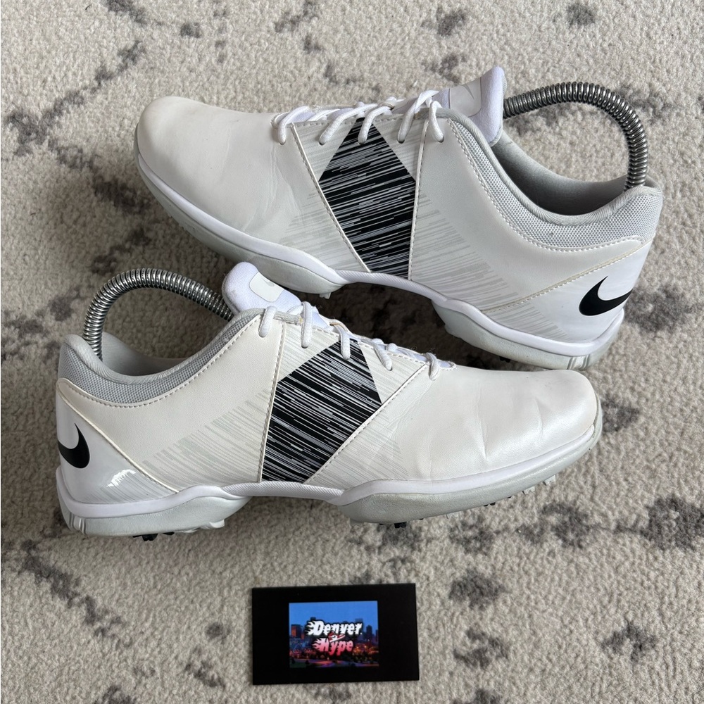 Nike Women's Delight V Lady Golf Shoes White Pre-Owned 651997-100